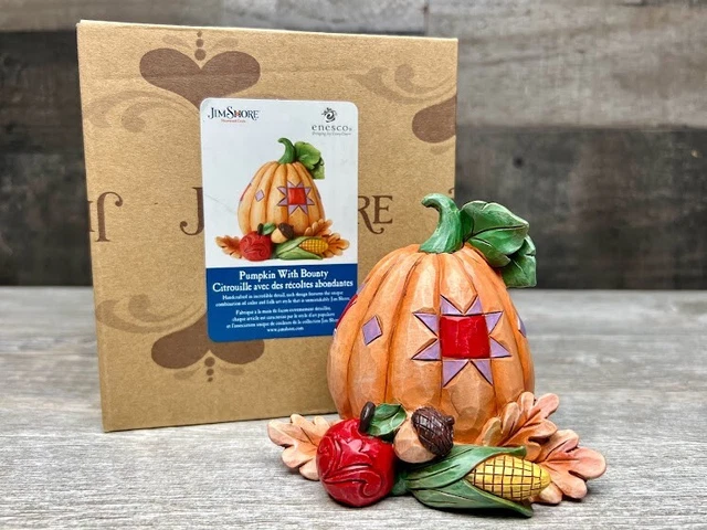 Jim Shore ~ Heartwood Creek ~ 🙂 "Calabaza con recompensa" 🙂~ #6009475 ~ ¡NUEVO!