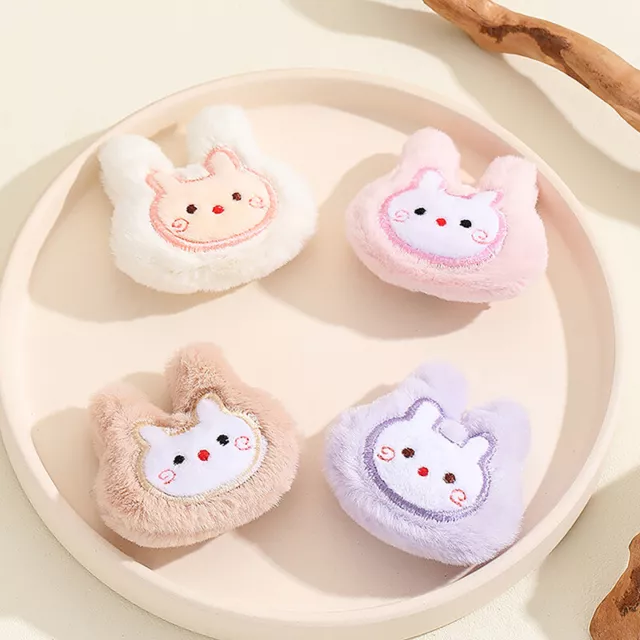 Cute Plush Doll Pin Cartoon Bear Rabbit Doll Brooches Girl Bags Accessories