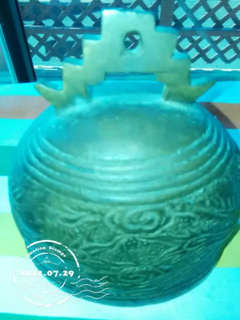 Antique, Brass, Pagoda Bell, No Internal Clapper