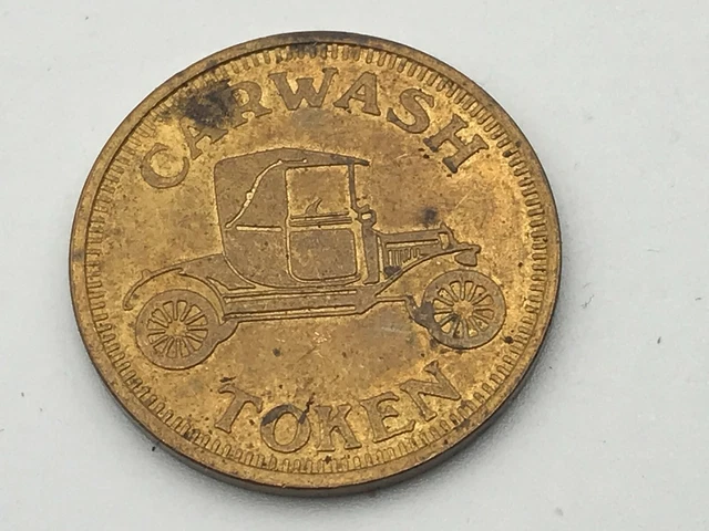 VINTAGE CAR WASH Token No Cash Value Old Time Car B1 $5.36 - PicClick