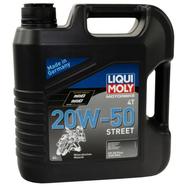LIQUI MOLY Motoröl mineralisch Motorenöl Motoröl Racing 4 Liter 20W-50