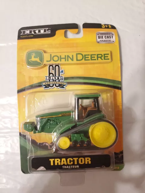 John Deere ERTL 60th Anniversary Die Cast Tractor 37015 Sealed New In Box