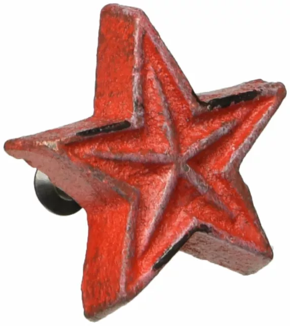 Abbott Collection Red Star Drawer Knob