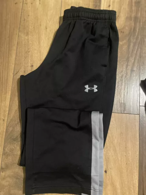 Under Armour Boys' Youth Large Black 100% Polyester Brawler 2.0 Pants