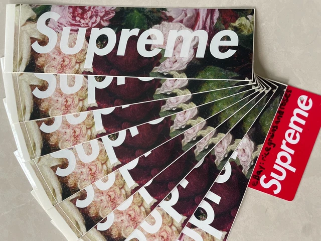 SUPREME POWER CORRUPTION Lies PCL Box Logo Sticker 100% Authentic