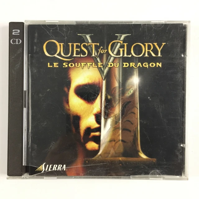 Jeu PC Quest For Glory V : Le Souffle Du Dragon (Sierra) - Big Box Avec Notice FR