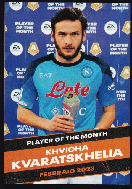 Autocollant Recrue Khvicha Kvaratskhelia Naples - Panini Calciatori 2022-23, état Near Mint