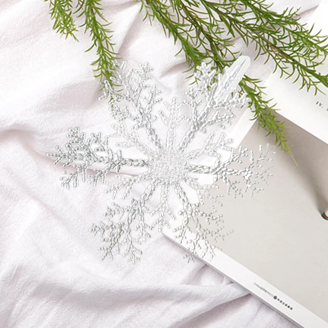 2 Pcs Weihnachtsanhänger Hängende Schneeflocke Weihnachten Weihnachtsdeko