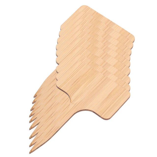 25 Pcs Garteneinsatz Bambus Namensschild Der Pflanze Kindergarten-Tags