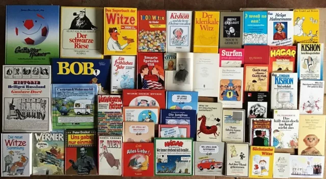 49 Bücher Humor Karikatur Satire Witze Cartoon Sammlung Konvolut Buchpaket Versc