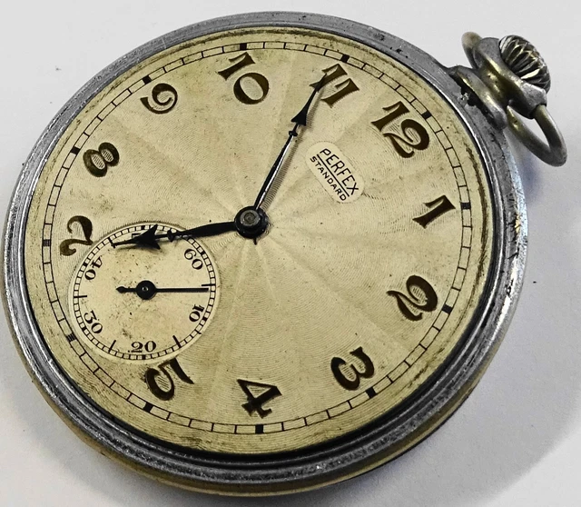 Boîtier De Montre Homme Vintage Gruen - Argent, 27,68 Mm - Stock Ancien Neuf
