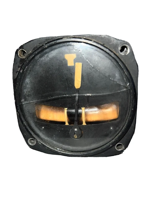 1943 1722-2A BENDIX turn & bank indicator oringnal turn and bank 1943 1722-2A BENDIX turn & bank indicator oringnal turn and bank