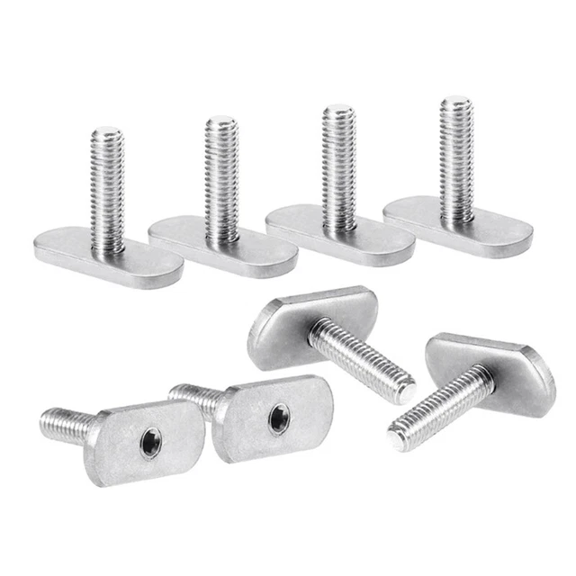 8 Pcs Kayak Rail/Track Screws & Nuts T Slot Bolt Replacement Stainless S G2M1