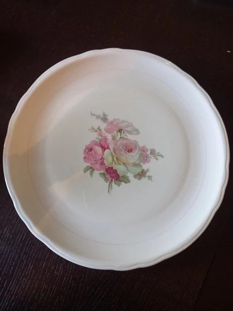 Plat à tarte en porcelaine de limoges Philippe Deshoulieres