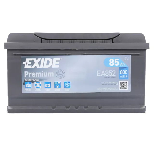 Batterie Exide Premium EA852 12v 85AH 800A