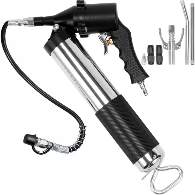 VEVOR Air Operated Grease Gun 6000 PSI 14 oz Heavy Duty Pneumatic Grease Gun