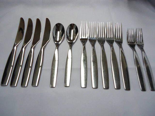 SASAKI HELIX STAINLESS FLATWARE 13-pcs. SASAKI HELIX STAINLESS FLATWARE 13-pcs.