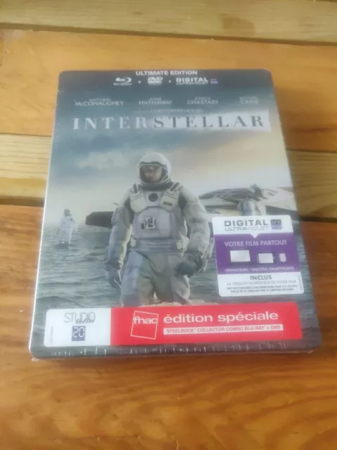 Interstellar steelbook Edition FNAC Limited Edition Sealed OOS