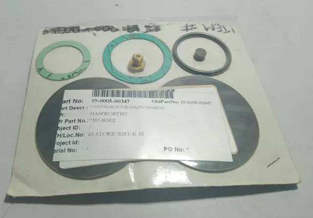 Hamworthy 73914K002 Diaphragme Kit / Buna 73914K002 / Honeywell 73914K002