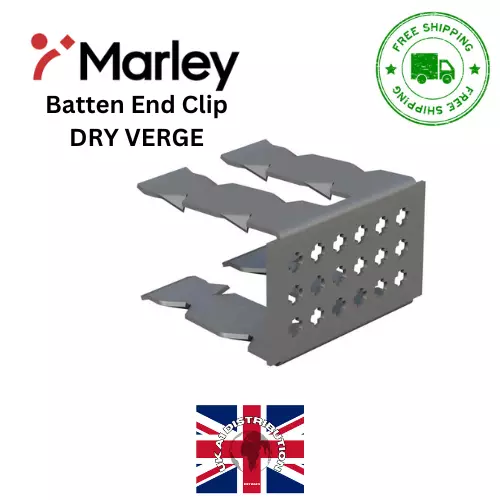 Marley Dry Verge Universal Batten End Clips 56 PACK NEW Surplus