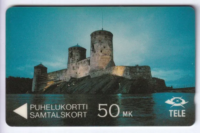 Europe  Telecarte / Phonecard .. Finlande 50Mk Gpt 5Fina Chateau Castle