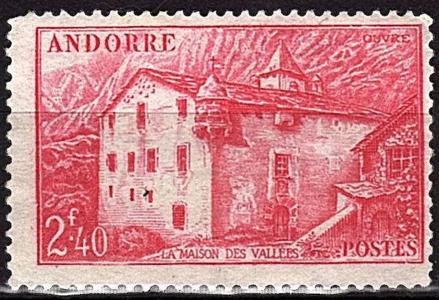 8 TIMBRES FRANCE ANDORRE 1943 à 1983 Y&T n° 48 +   104 + 174 + 184 + 321 3