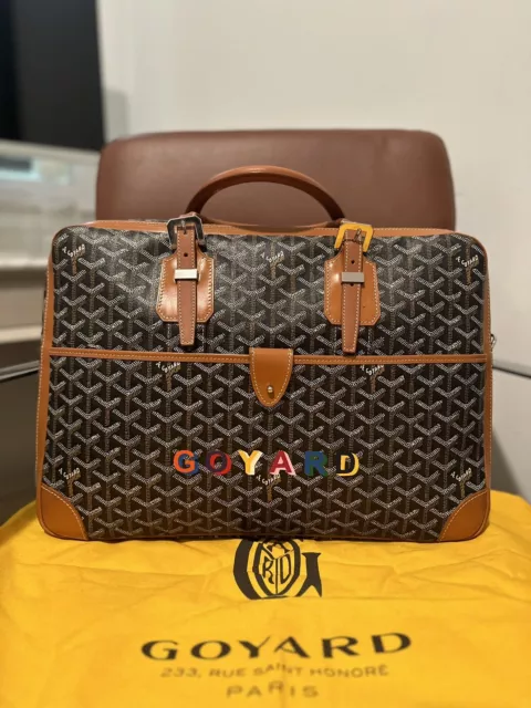 Goyard - Black & Brown Trim Ambassade MM Bag