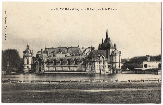 CPA 60 - CHANTILLY (Oise) - 17. Le Château, vu de la Pelouse - Ed. P. A. S.