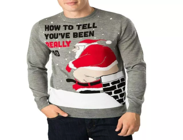 Mens novelty christmas jumpers shop
