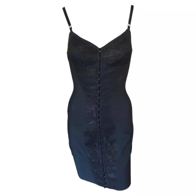 Dolce & Gabbana Vintage Special Edition Bodycon Corset Black Mini Dress Dolce & Gabbana Vintage Special Edition Bodycon Corset Black Mini Dress
