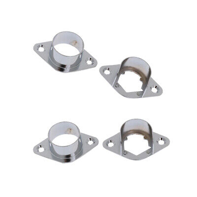 Two Pairs 25mm  Curtain  Wall Recess Bracket  Finials