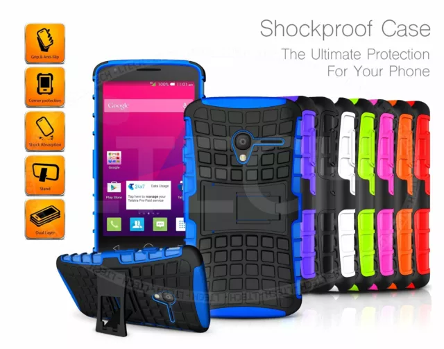 Case For Huawei P Smart 2019 Shockproof Armour Rugged Grip Protection Case Cover