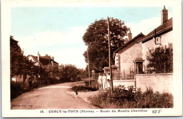58 CERCY LA TOUR - route du moulin chevillon