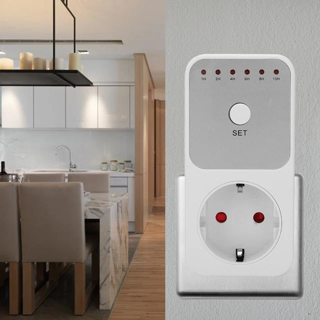 ZEITSCHALTUHR STECKDOSE COUNTDOWN Timer Steckdose 230V 16A Plug-In EUR ...