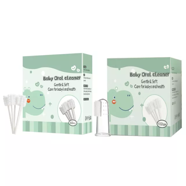 Baby Tongue Cleaner Newborn Baby Toothbrush 60/120PCS Toothbrush Clean Mouth