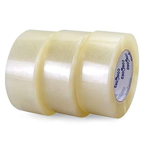 IDL Packaging 2-inch x 110-yard Extra Strength Clear Packing Tape Pack of 3 R...