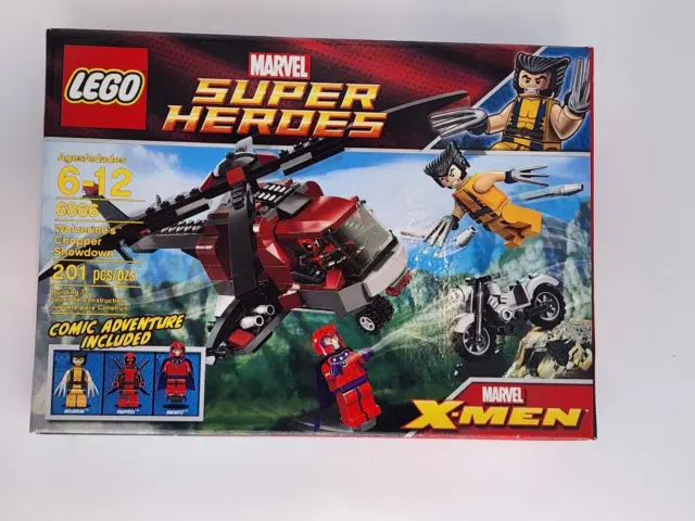 LEGO Marvel Super Heroes: Wolverine's Chopper Showdown 6866 Factory Sealed Box