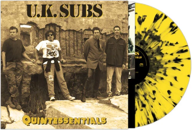 UK SUBS YELLOW Leader Double 10 Inch Vinyl NEW $83.48