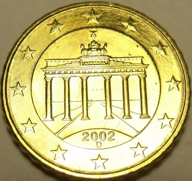 Gem Unc Germany 2002-D 10 Euro Cents~Brandenburg~Excellent~Free Ship