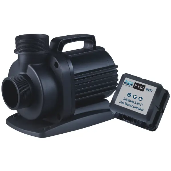 AquaForte DM-Vario S WiFi 20000 Pond Pump Adjustable Flow Rate For Energy Saving
