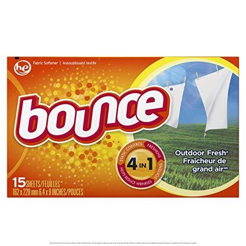 Bounce Outdoor Fresh Scented Fabric Softener Dryer Sheets 15 Count