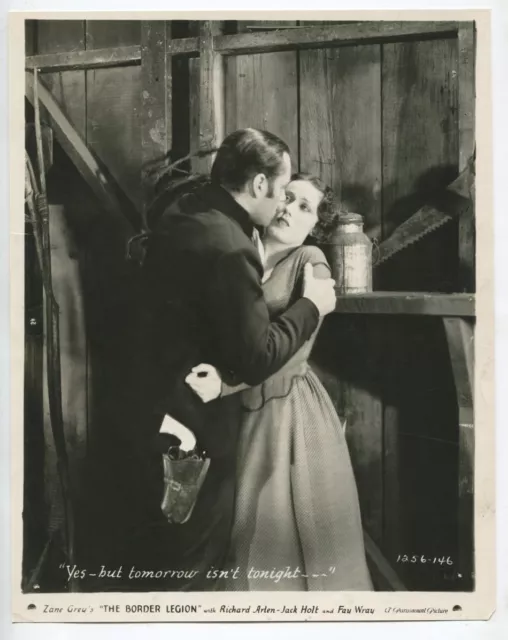 Fay Wray & Jack Holt 1930 The Border Legion Western Film Original Photo J2873