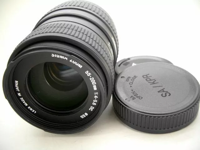 55-200mm kleines Teleobjektiv 1:4-5.6 DC Zoomobjektiv AF f/4.0-5.6 für Sigma SA