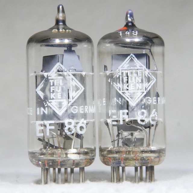 Telefunken EF86 (6267) テレフンケン ダイアマーク入 4本 偉大なり！ テレフンケン: mac's Blog