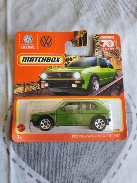 Matchbox Volkswagen Golf GTI MK1 1976 verde