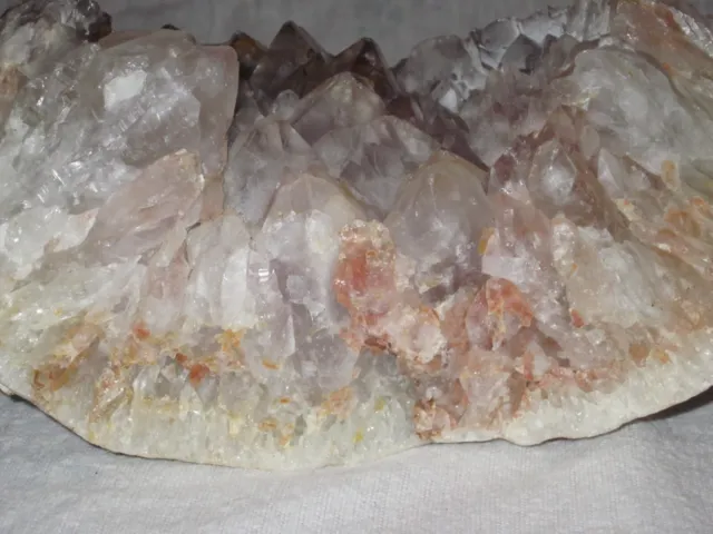 ca.4,2 kg große natürliche AMETHYST BERGKRISTALL 24x16x11cm Druse Geode Kristall