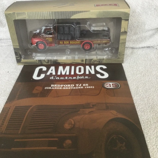 512E Altaya Camions D'Autrefois 68 Bedford Foyd 1953 Bâché Bleu 1:43