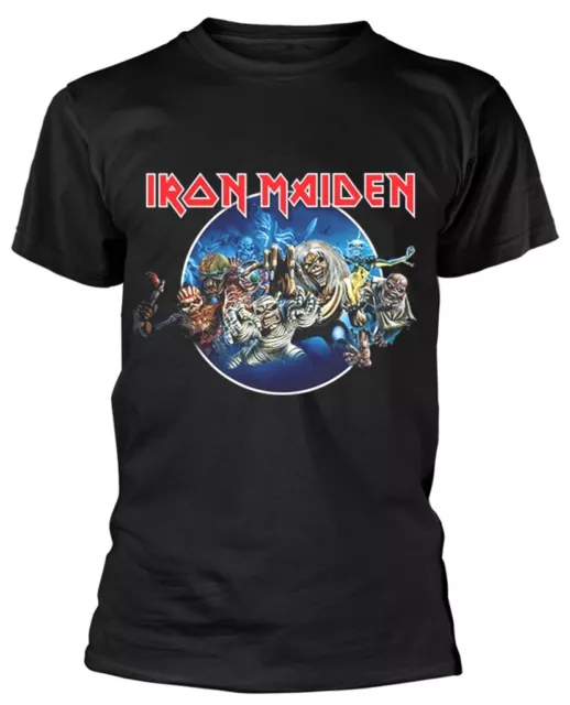 Iron Maiden 'Wasted Years Circle' (Noir) T-Shirt