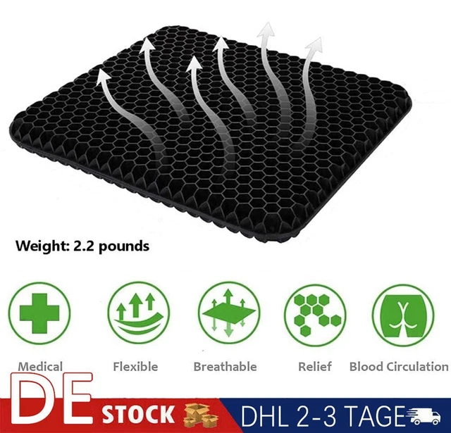 Cojín de asiento de gel cojín de gel para silla de oficina silla asiento de coche cojín de asiento cojín de silla DE