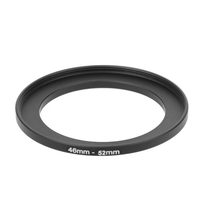 Anelli step up in metallo 46 mm a 52 mm adattatore obiettivo filtro fotocamera accessori strumenti nuovo